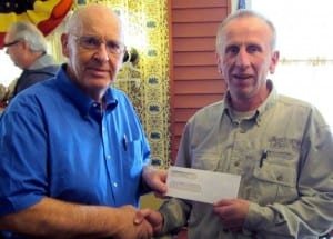 DONATION ... Please see attached donation to 4-H Camp Palmer. The caption for attached picture: Dairy Association donates to 4-H Camp Palmer pool project! Neree Emmons, President of Fulton County Dairy Association presents a $5000 check to Chuck Wurth, Program Manager at 4-H Camp Palmer