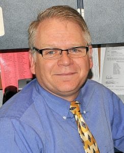 NEW UNDERTAKING … During a special session held April 29, 2013, Edon Northwest Local Board of Education approved a thirty-seven month Shared Treasurer Services Contract with Edgerton Local School District. Kerry Samples, Treasurer/CFO at Edon since February 2010, will assume his new responsibilities July 1.