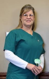 PHLEBOTOMY TECH ... Kathy Blair of West Unity was honored for Phlebotomy Technician during a special pinning ceremony at Northwest State Community College.