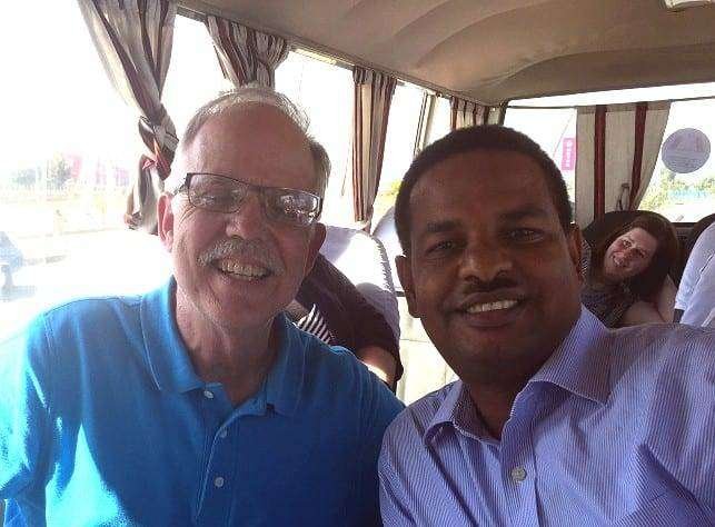 Bill Goodson (left) pictured with Girma Gebremedhin (right), the only Ethiopian Awana missionary in the whole country. He has trained and started over 300 Awana programs across the country.