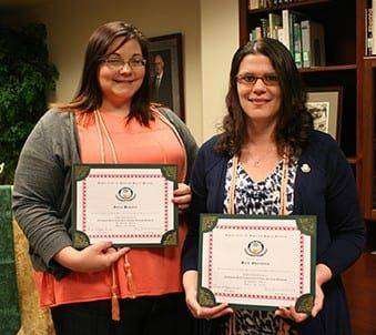 Julia Bennett (Delta) and Beth Oberhaus (Wauseon).